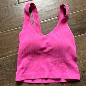 Altar’d State Hit pink padded speed tank!